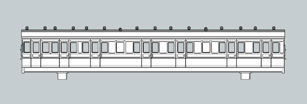 (image for) LSWR 56ft 7 cmpt Comp Lav - d274